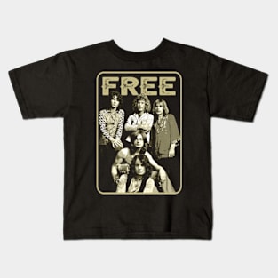 Tribute to Frees Band T-Shirts, Pay Homage to the Pioneers of Timeless Rock Kids T-Shirt